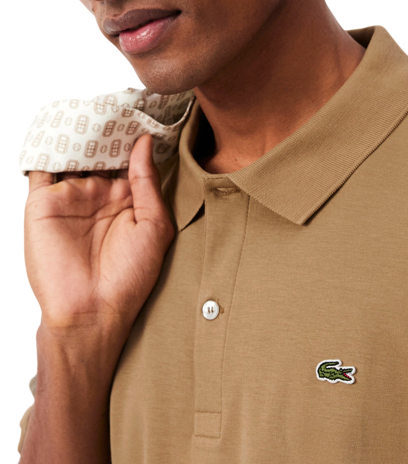 Regular Fit Cotton Pima Polo Shirt Cookie