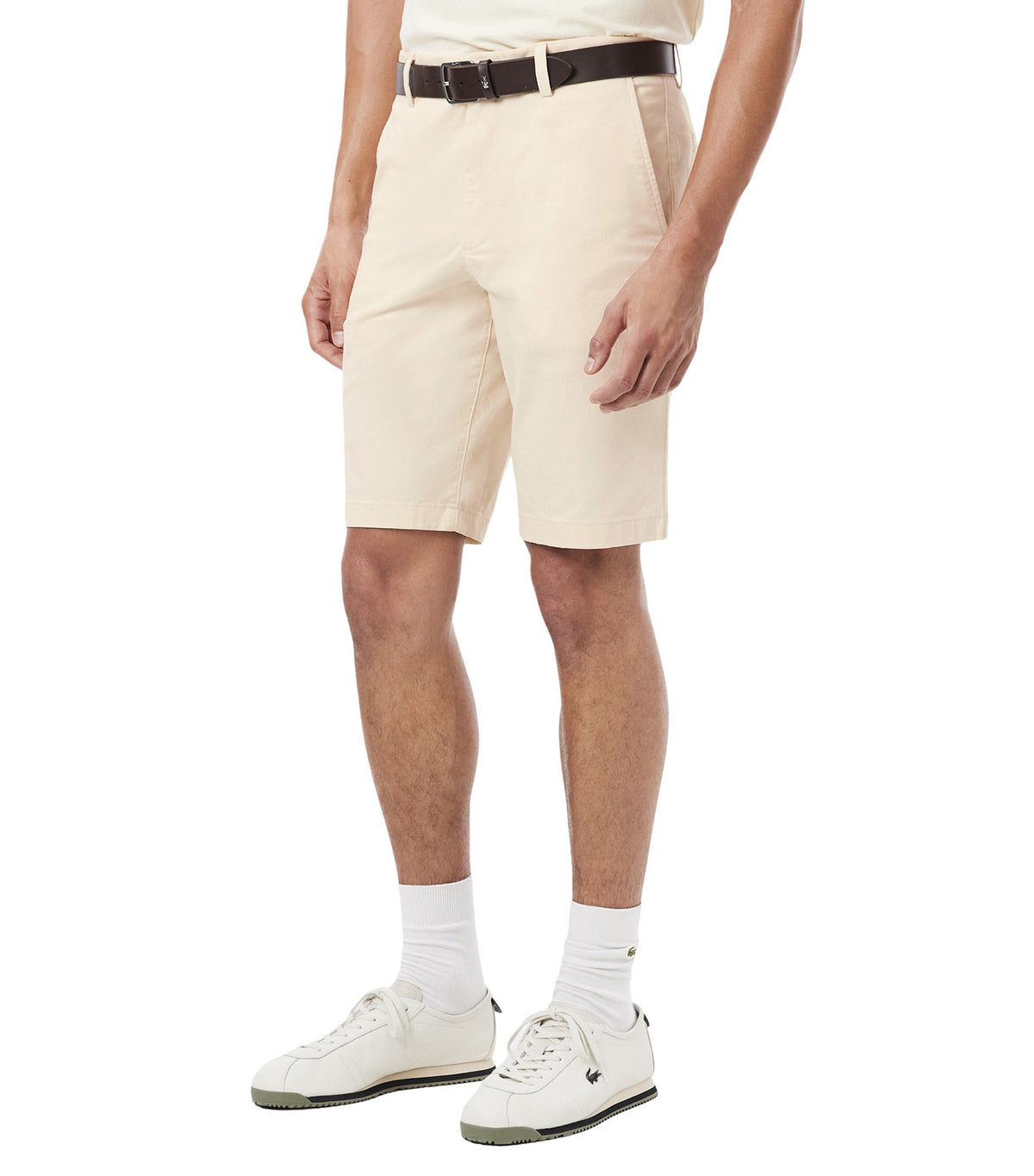 Stretch Twill Chino Shorts Naturel Clair