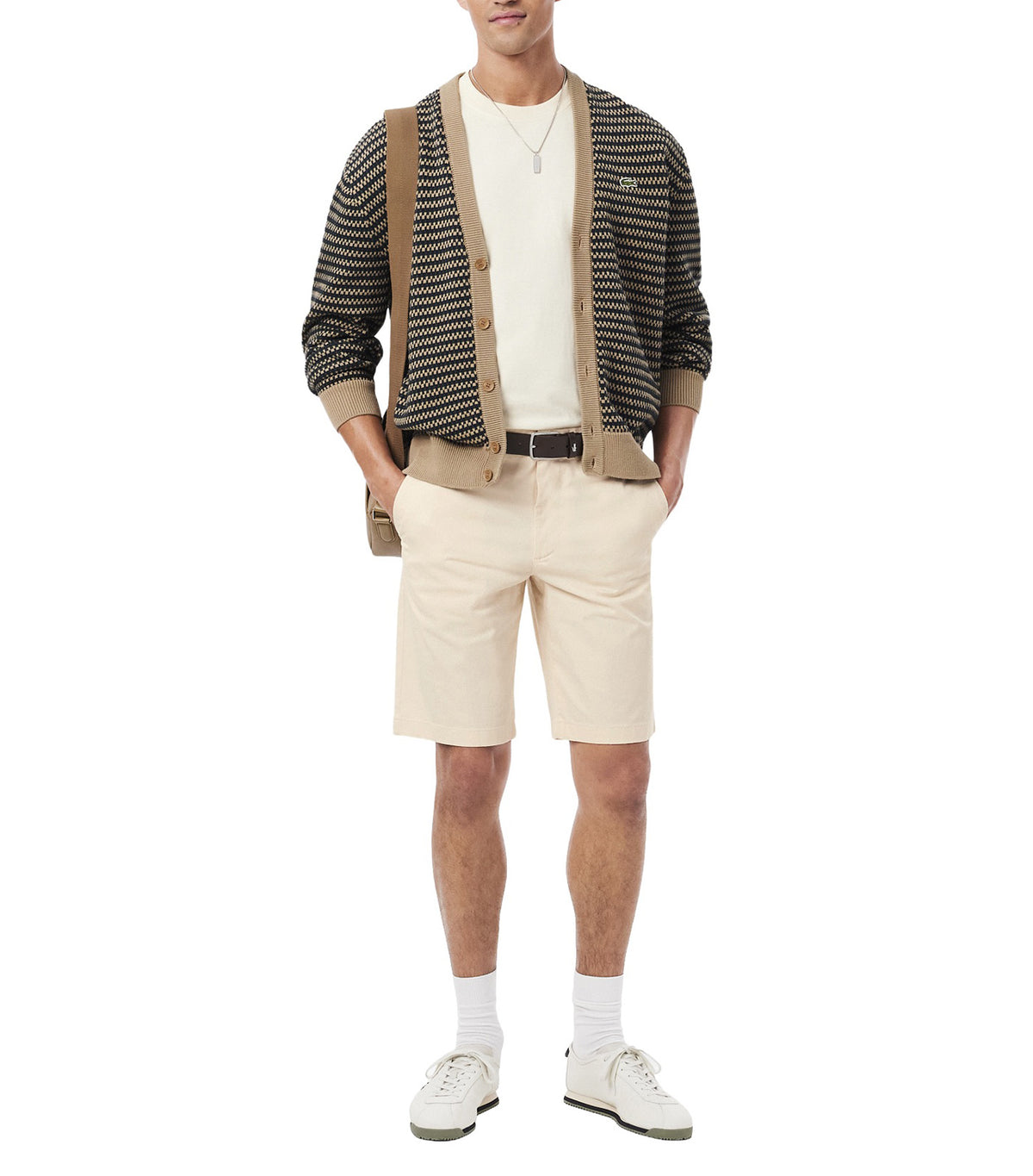 Stretch Twill Chino Shorts Naturel Clair