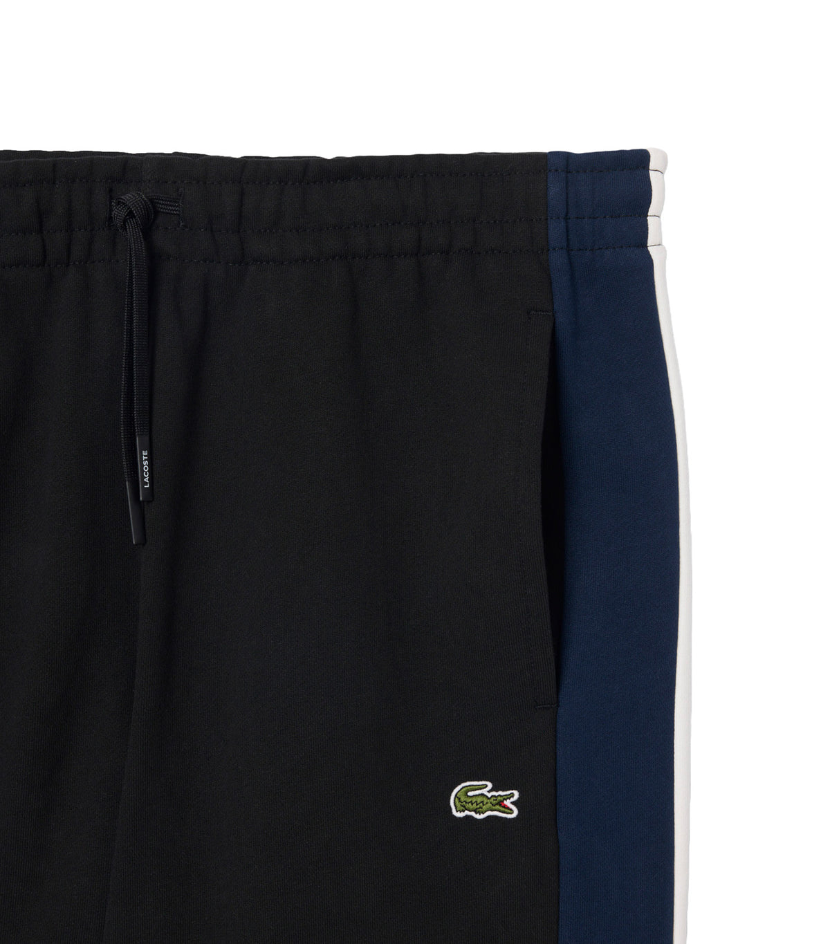Regular Fit Color-Block Cotton Shorts Black/Navy Blue