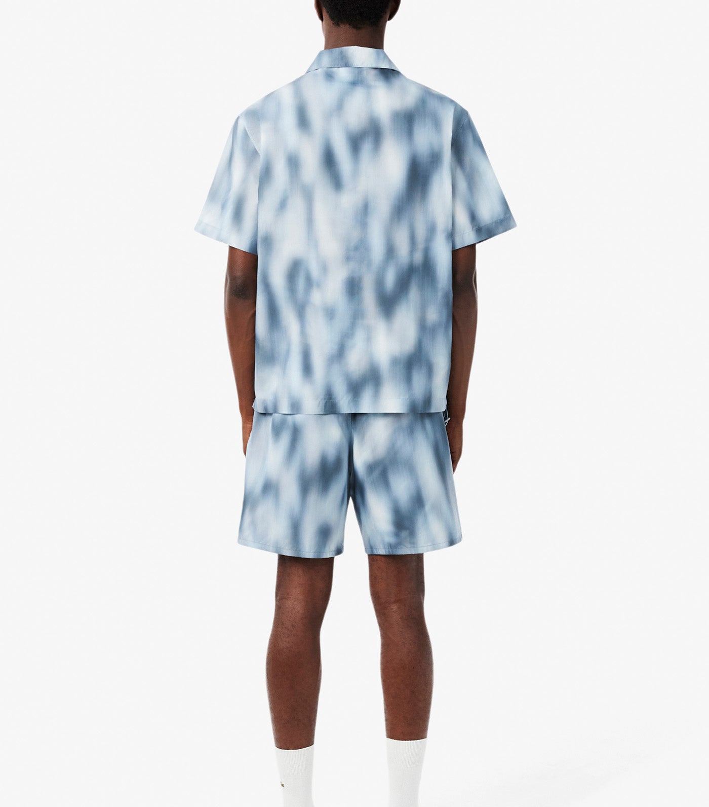 Relaxed Fit Printed Taffeta Shorts Urban/Shell Grey/Rill