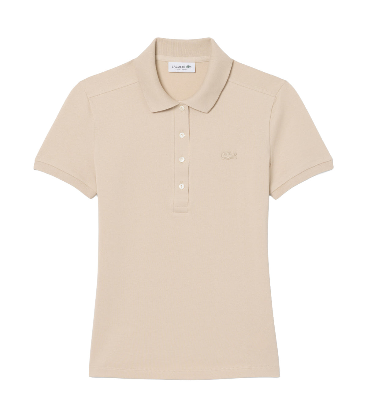 L.12.D Slim Fit Stretch Mini Pique Polo Shirt Sisal