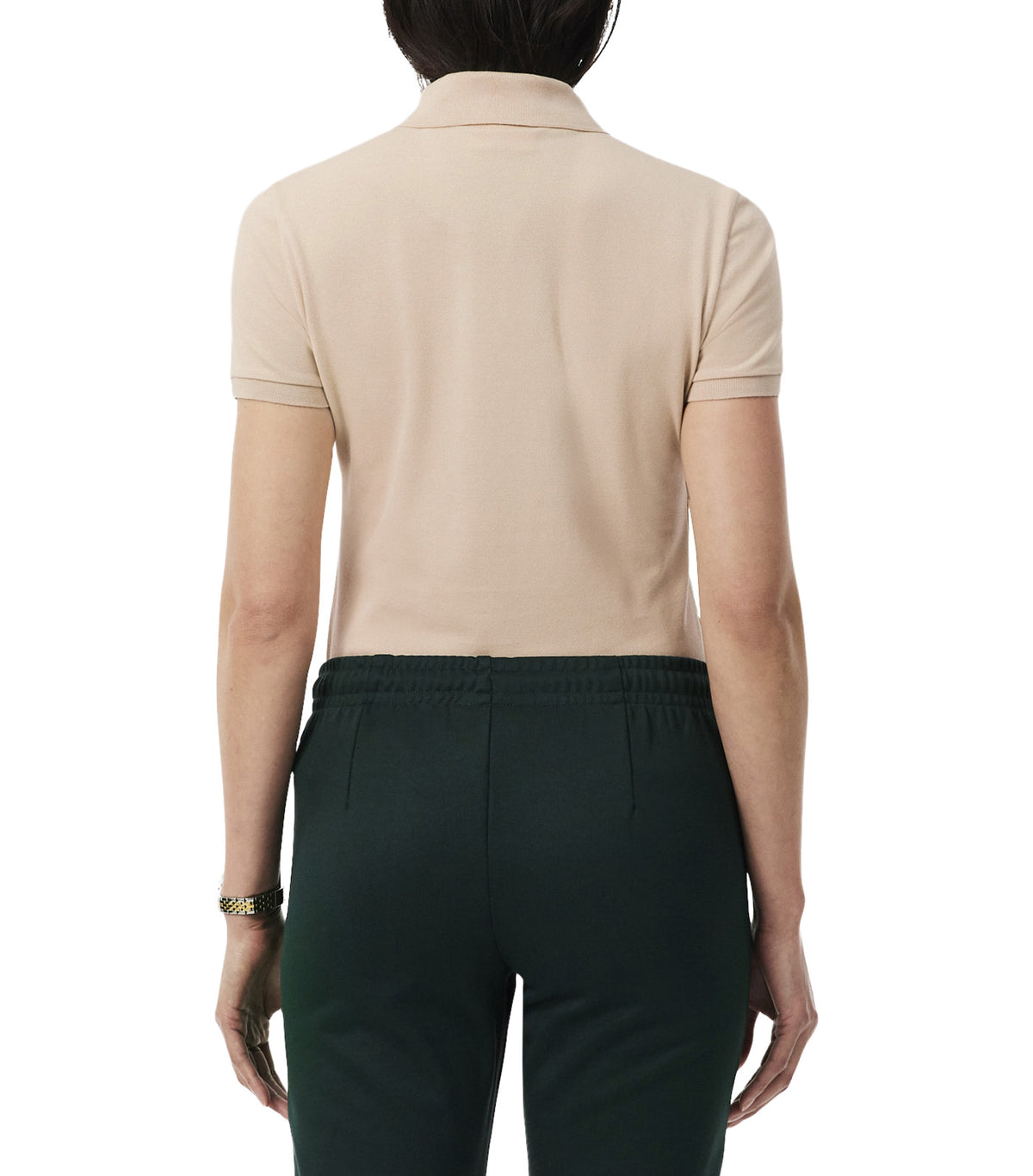 L.12.D Slim Fit Stretch Mini Pique Polo Shirt Sisal