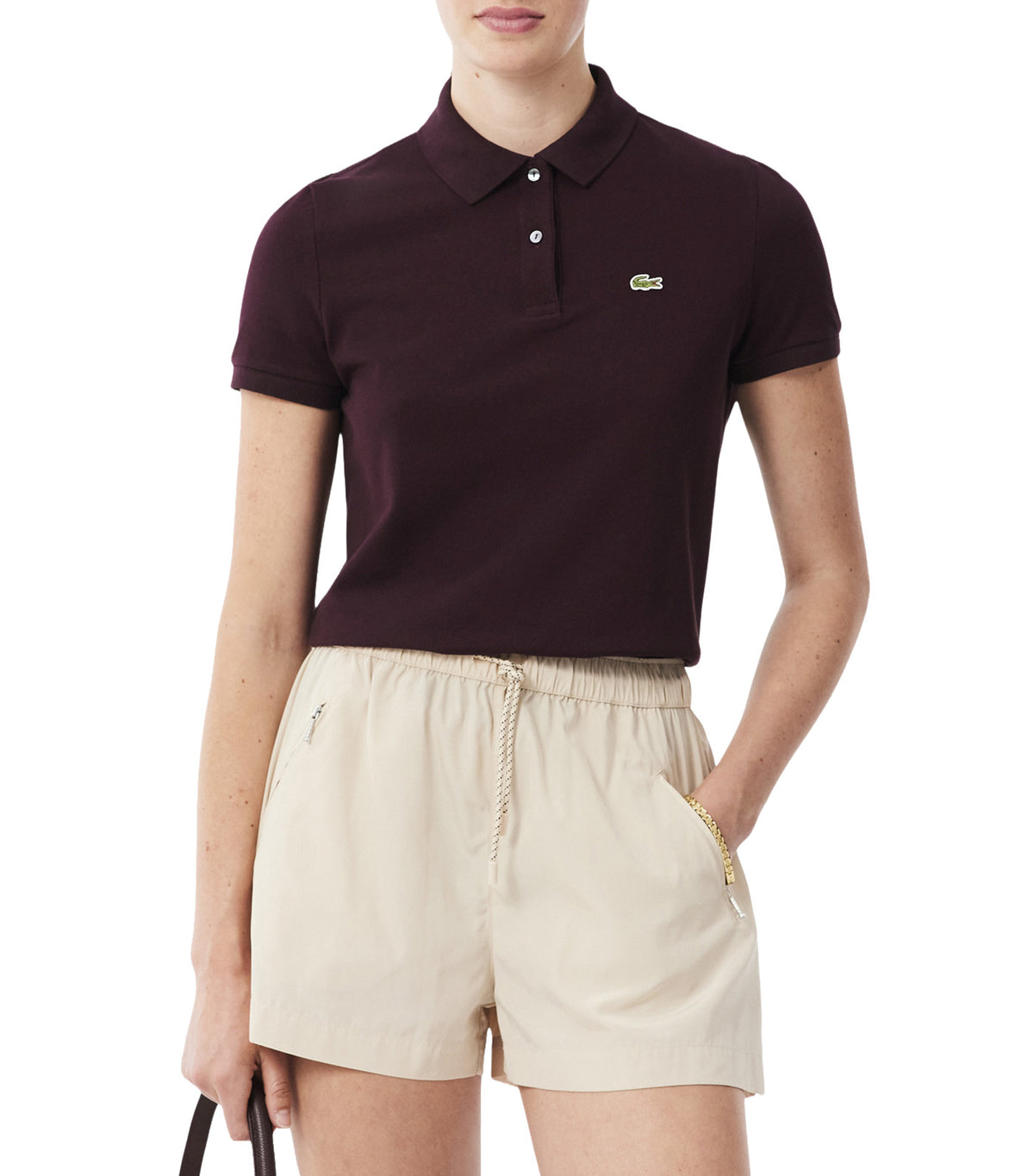 Women's Lacoste Regular Fit Soft Cotton Petit Pique Polo Shirt Oxalis
