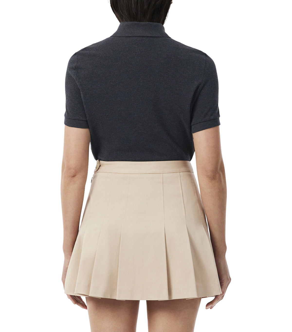 Women's Lacoste Regular Fit Soft Cotton Petit Pique Polo Shirt Lightning Chine