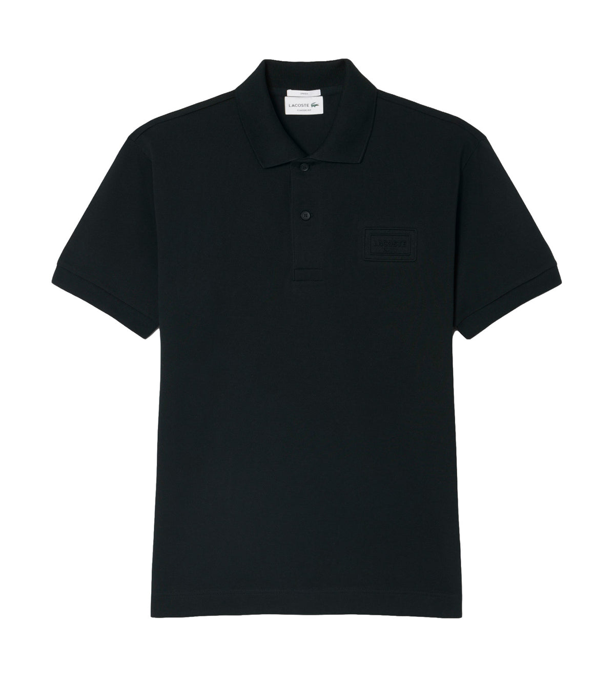 Classic Fit Embossed Branding Polo Shirt Dark Varech
