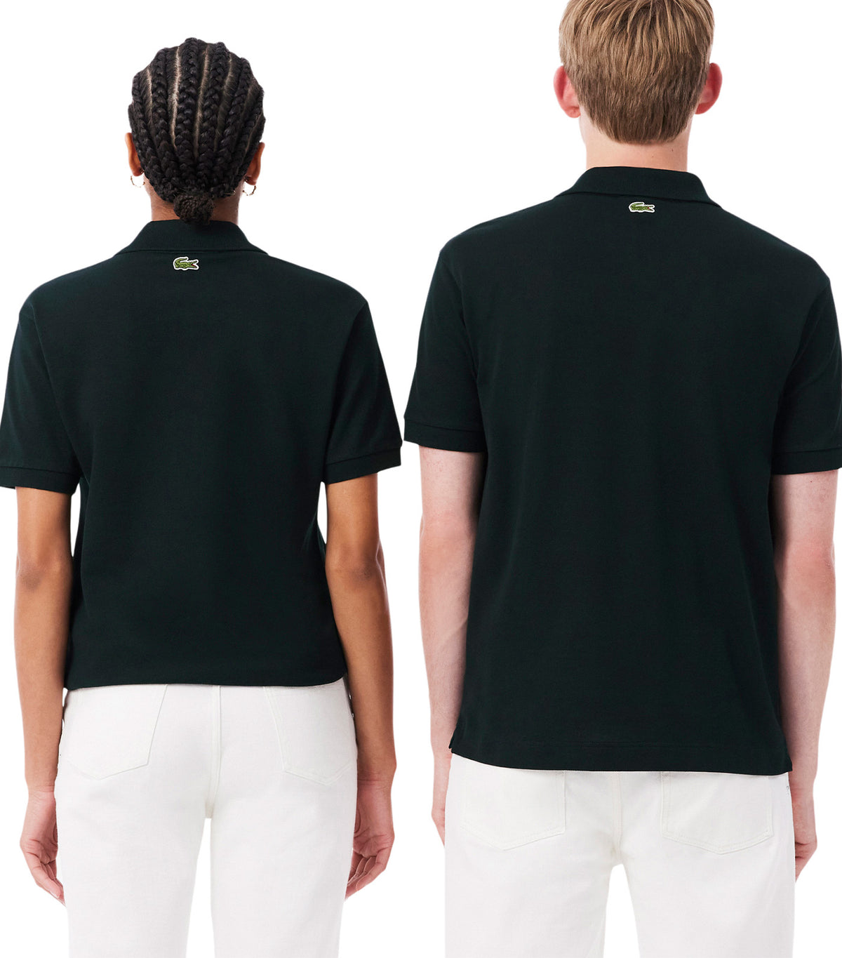Classic Fit Embossed Branding Polo Shirt Dark Varech
