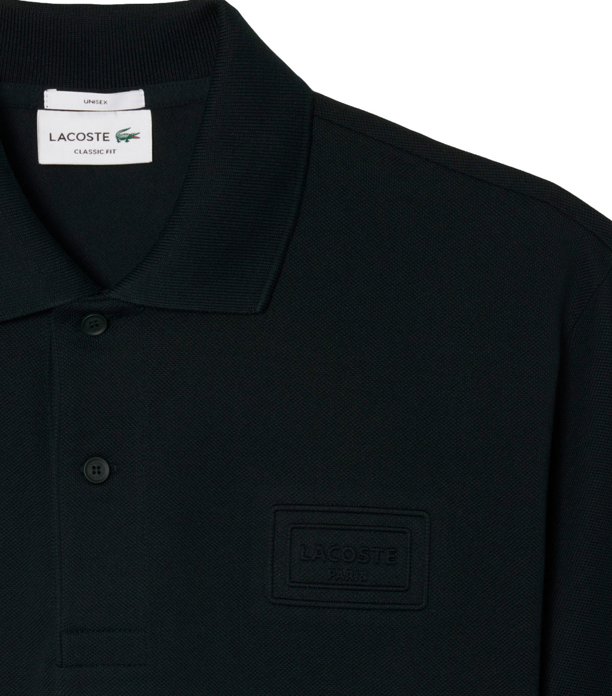 Classic Fit Embossed Branding Polo Shirt Dark Varech