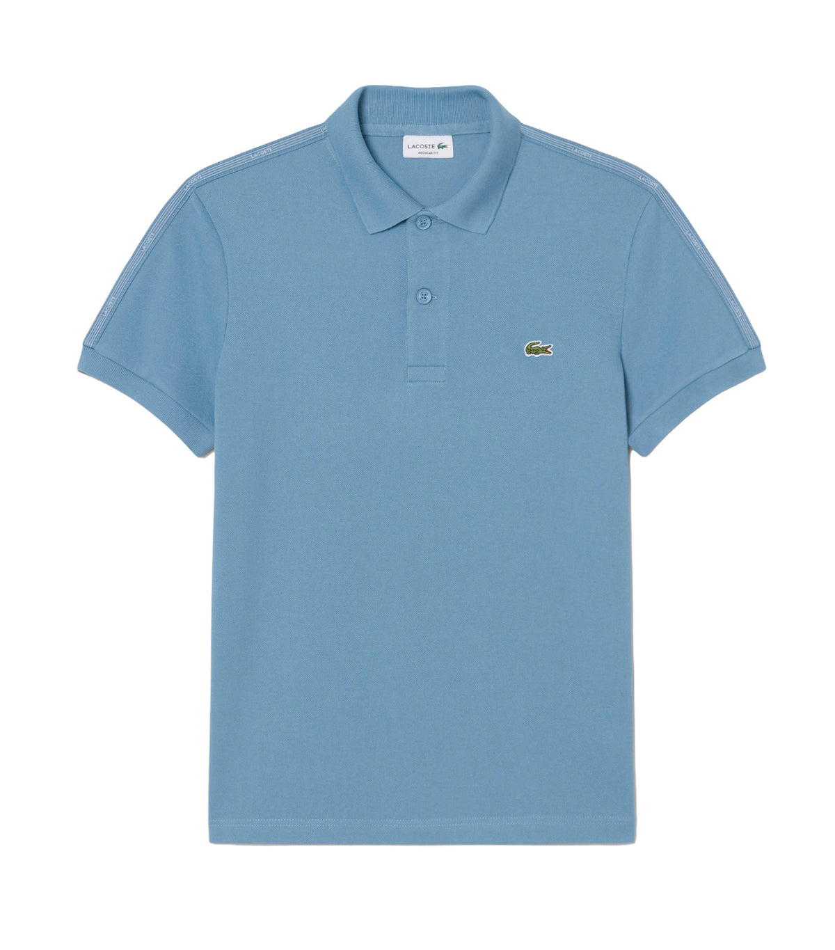 Regular Fit Logo Stripe Polo Shirt Blue