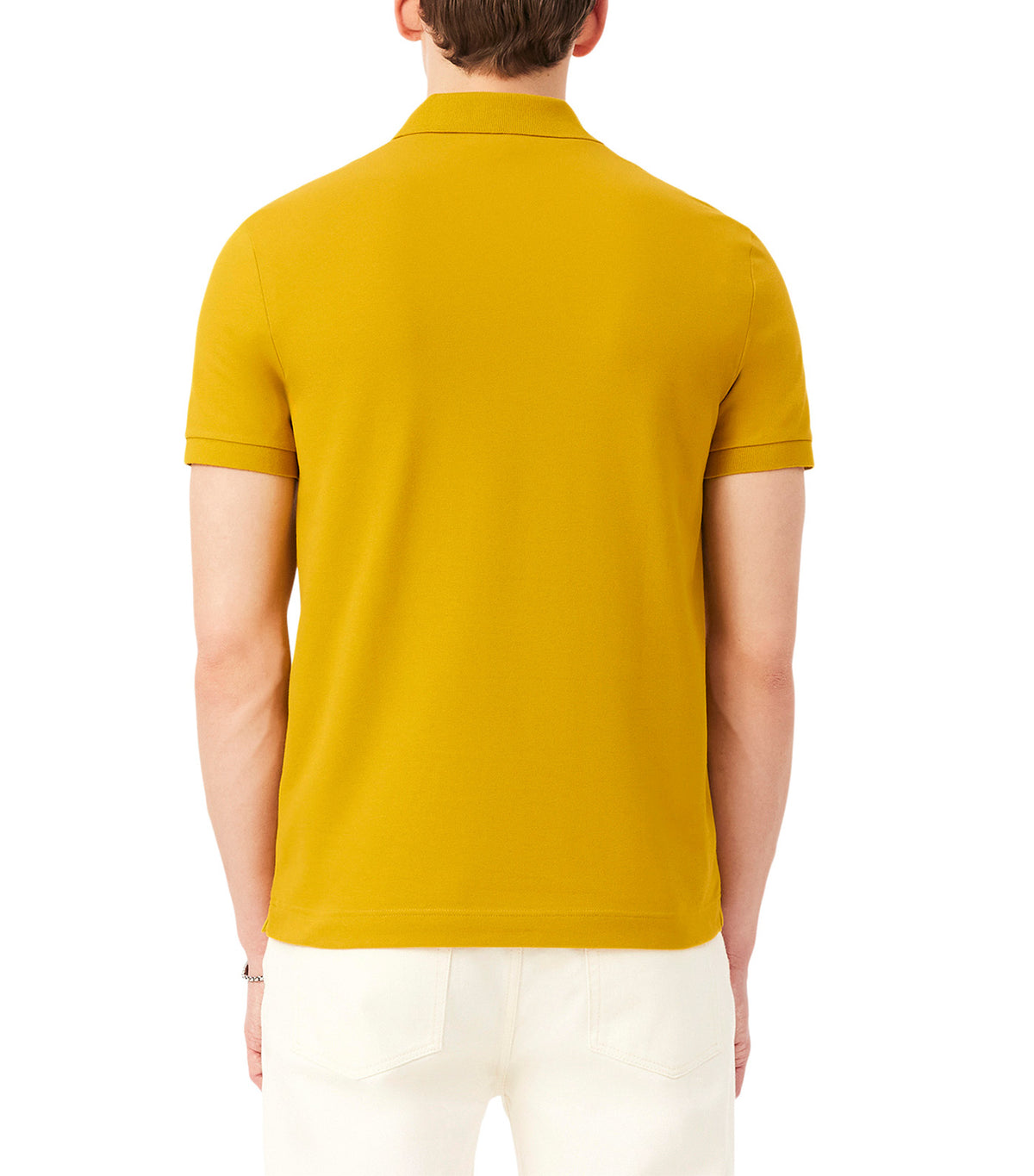 Smart Paris Stretch Cotton Pique Polo Shirt Honey