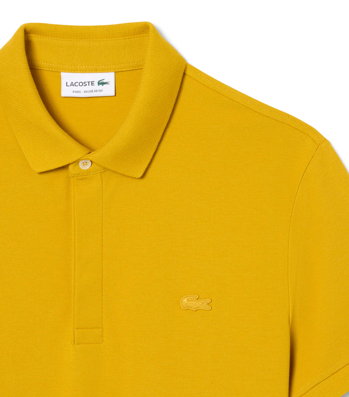 Smart Paris Stretch Cotton Pique Polo Shirt Honey