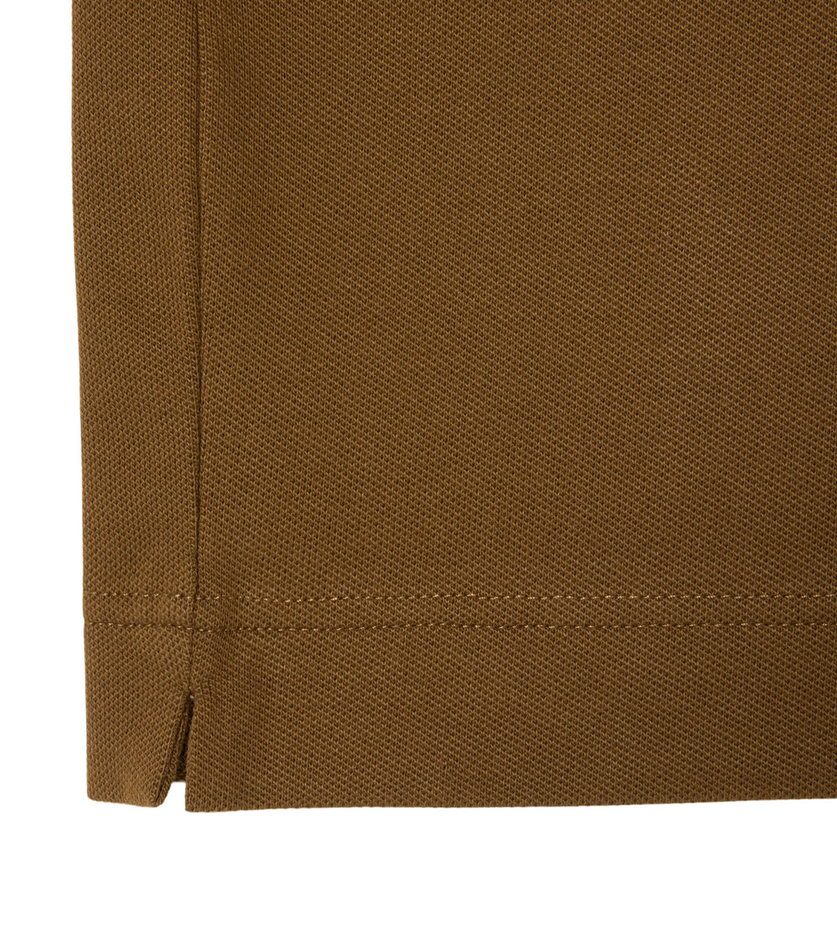 Smart Paris Stretch Cotton Pique Polo Shirt Mascara Brown