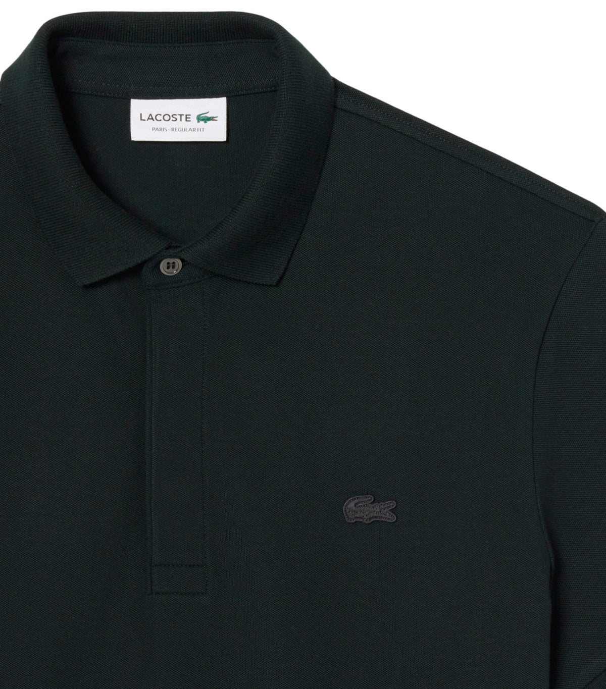 Smart Paris Stretch Cotton Piqué Polo Shirt Dark Varech