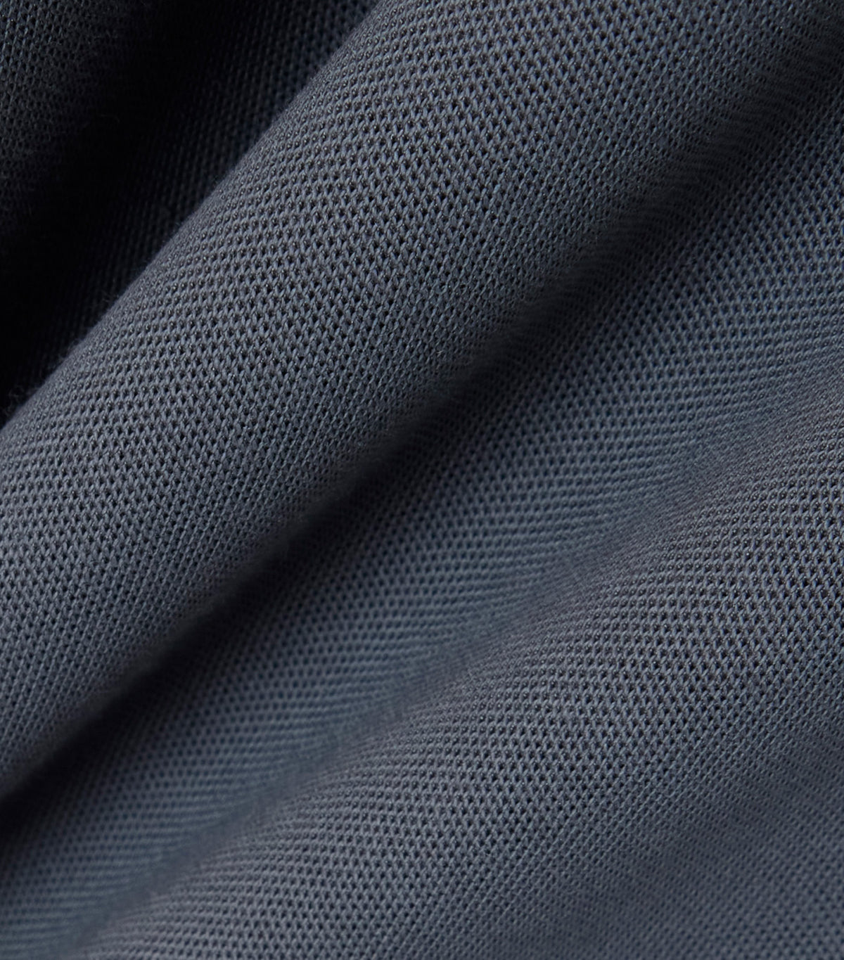 Slim Fit Jacquard Branded Piqué Polo Shirt Graphite