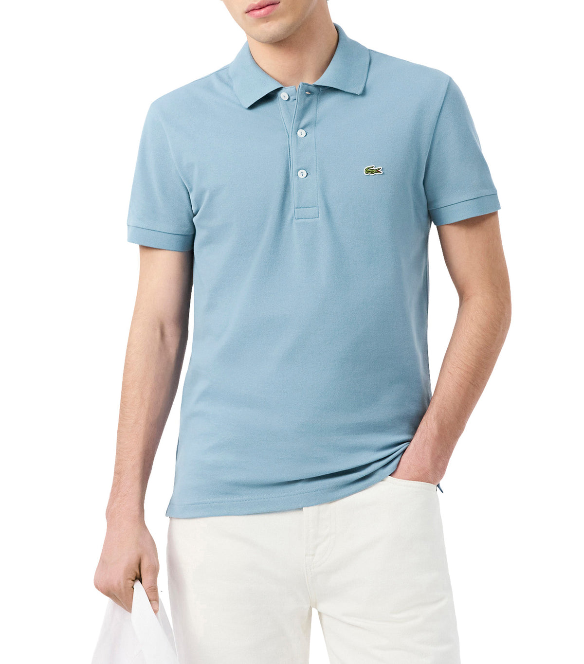 Slim Fit Stretch Piqué Polo Shirt Aral