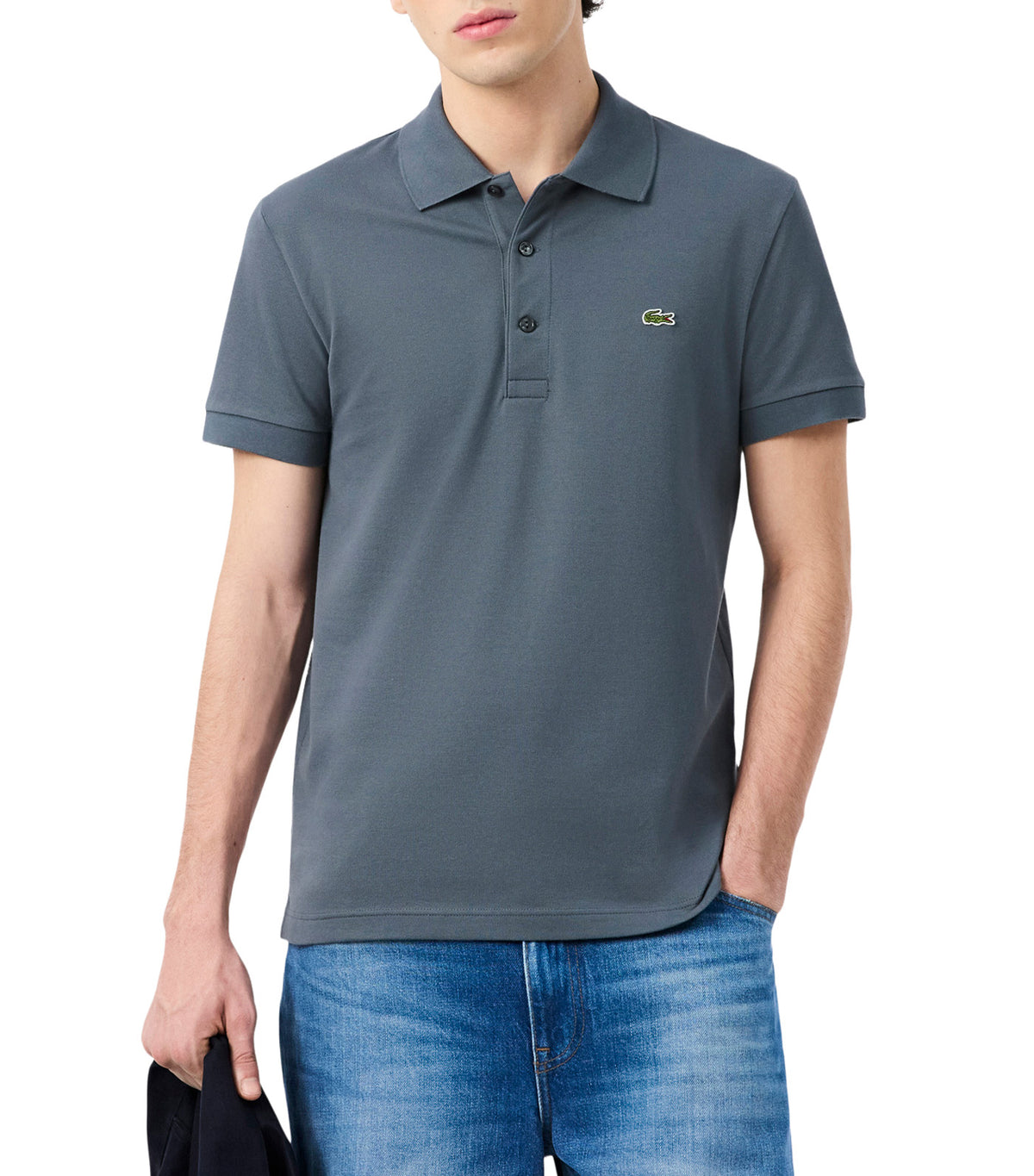 Slim Fit Stretch Piqué Polo Shirt Urban