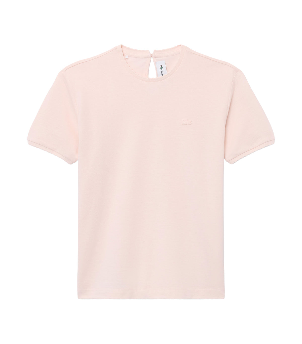 Keyhole Detail Short-Sleeve T-Shirt Mansia