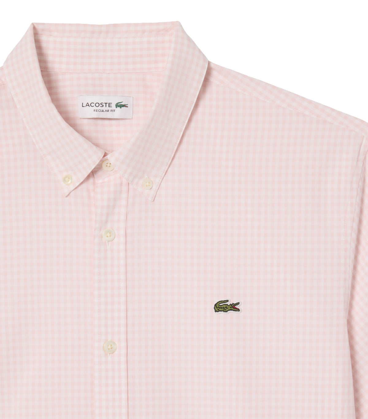 Regular Fit Short Sleeved Plaid Shirt White/Nidus