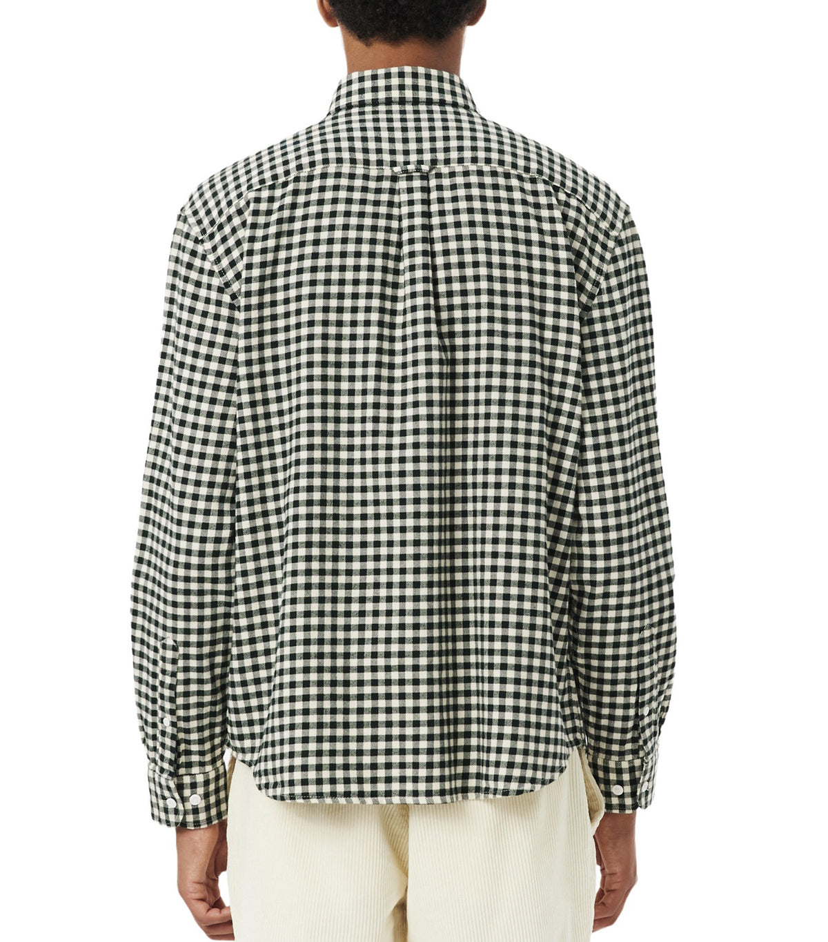 Regular Fit Plaid Flannel Shirt Lapland/Sinople