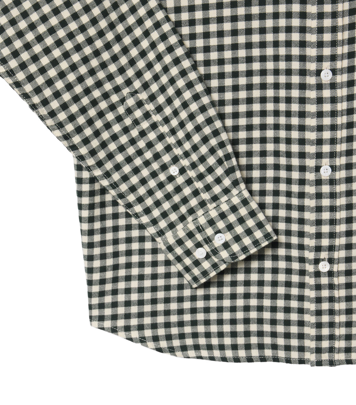 Regular Fit Plaid Flannel Shirt Lapland/Sinople