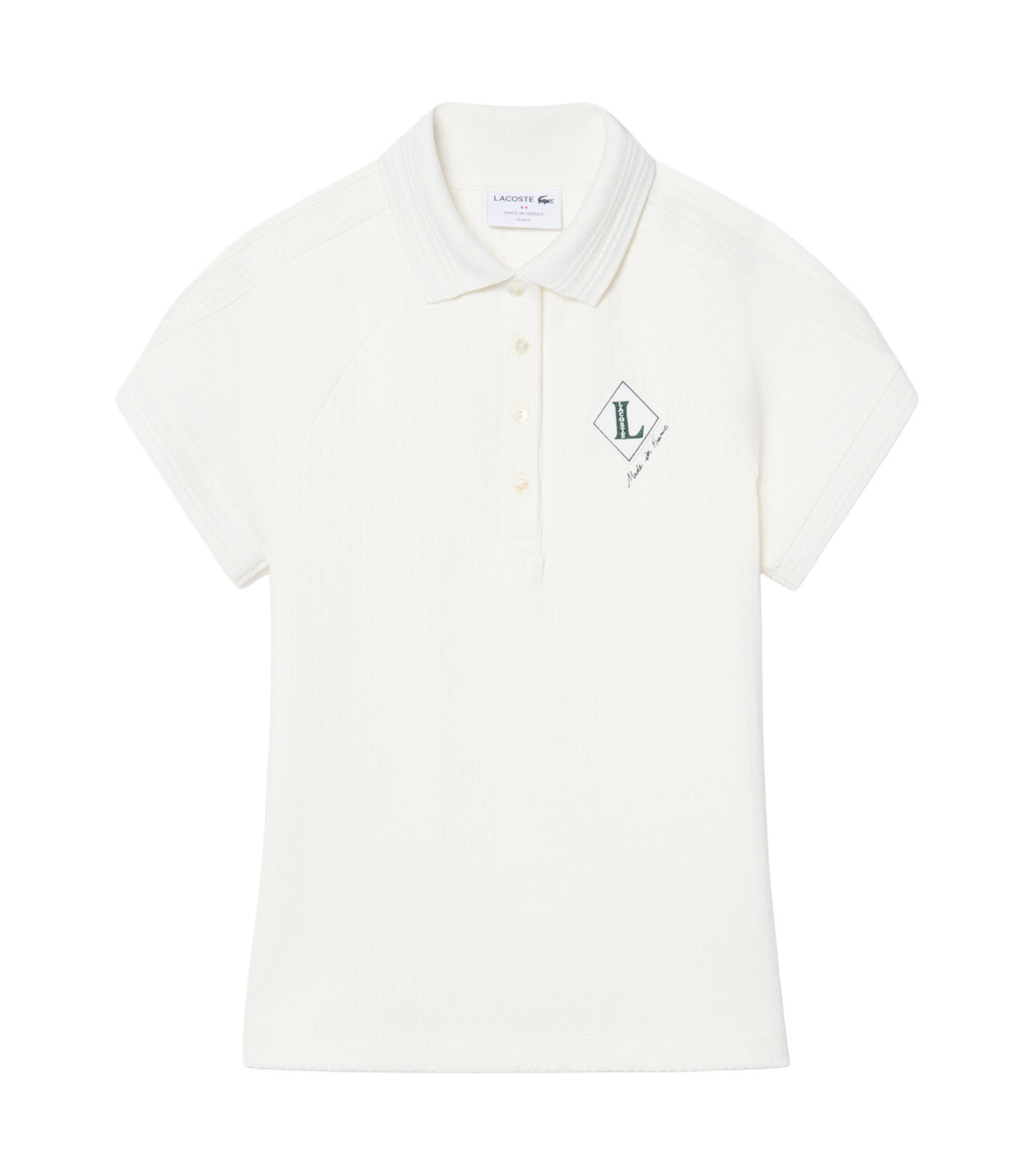 Slim Fit French Made Polo Shirt Flour