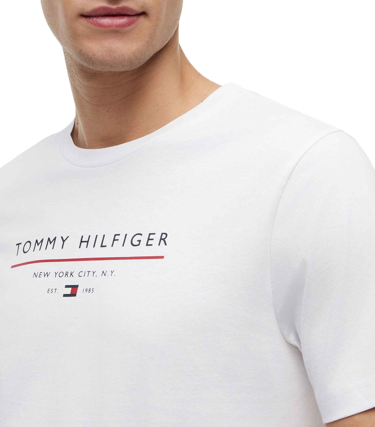 Men's Brand Love New RWB Reg Tee White