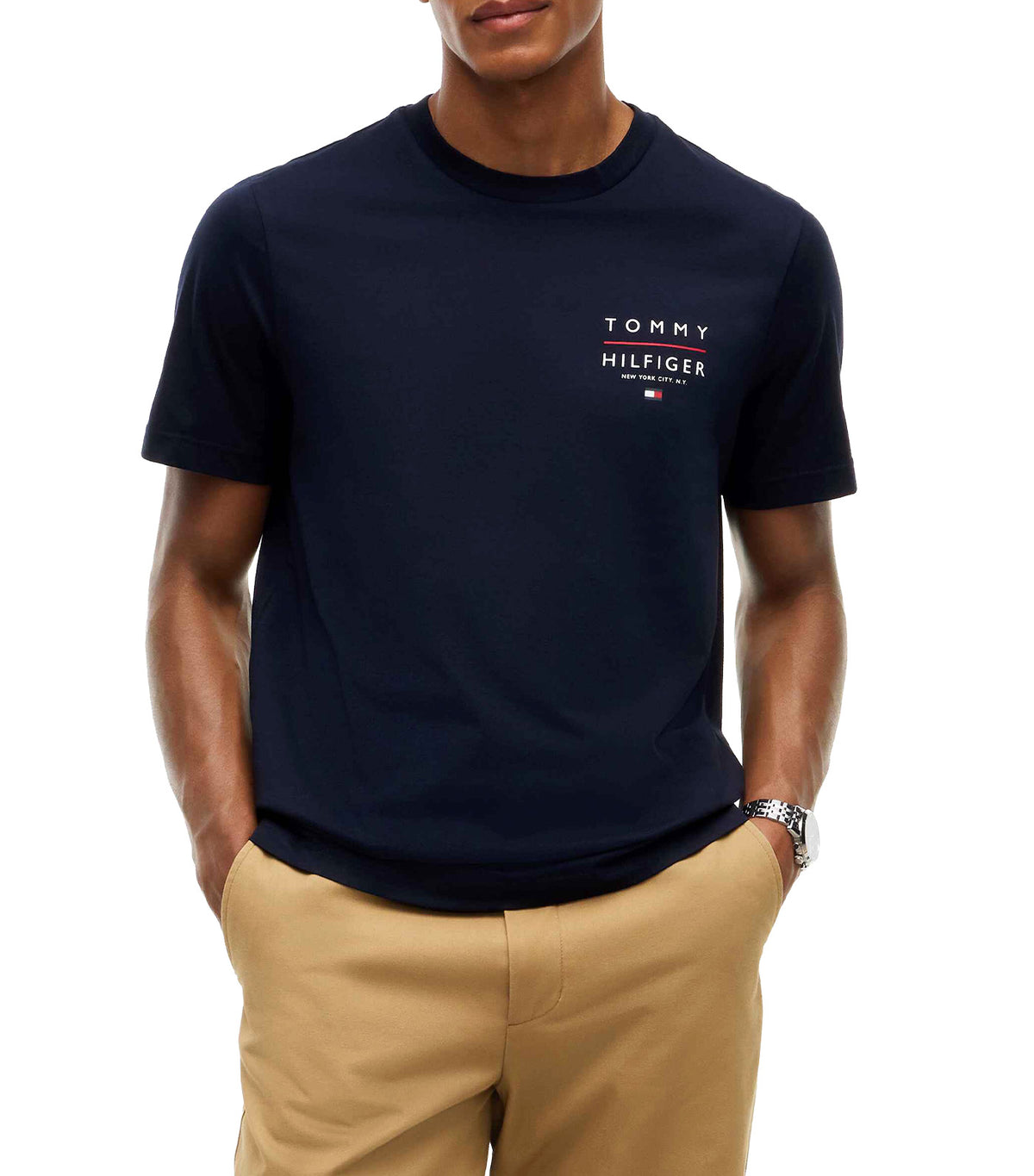 Men's Brand Love Left Chest RWB Tee Desert Sky