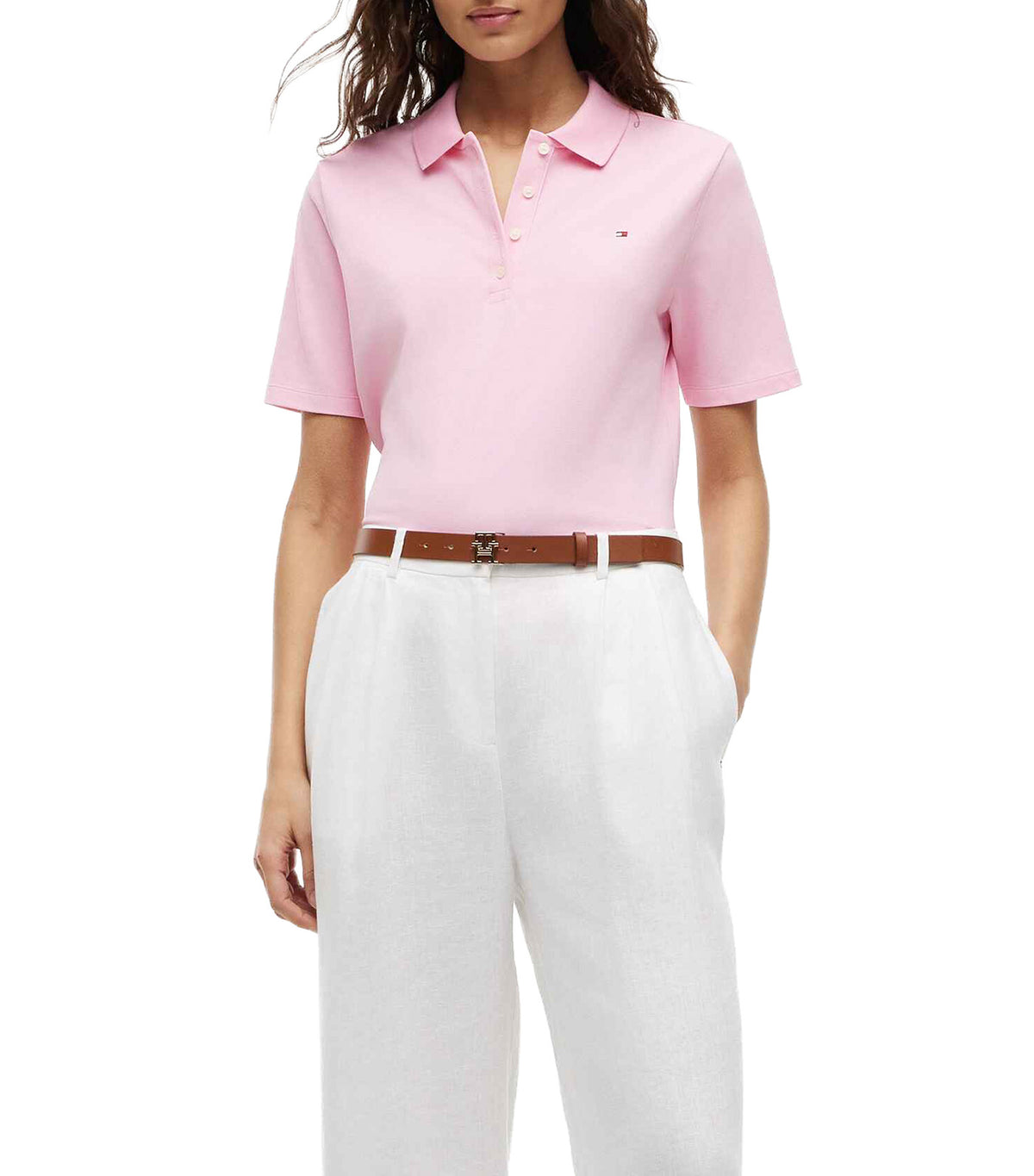 Women's 1985 Reg Pique S/S Polo Classic Pink