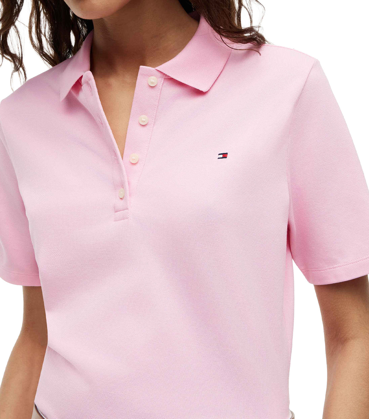 Women's 1985 Reg Pique S/S Polo Classic Pink