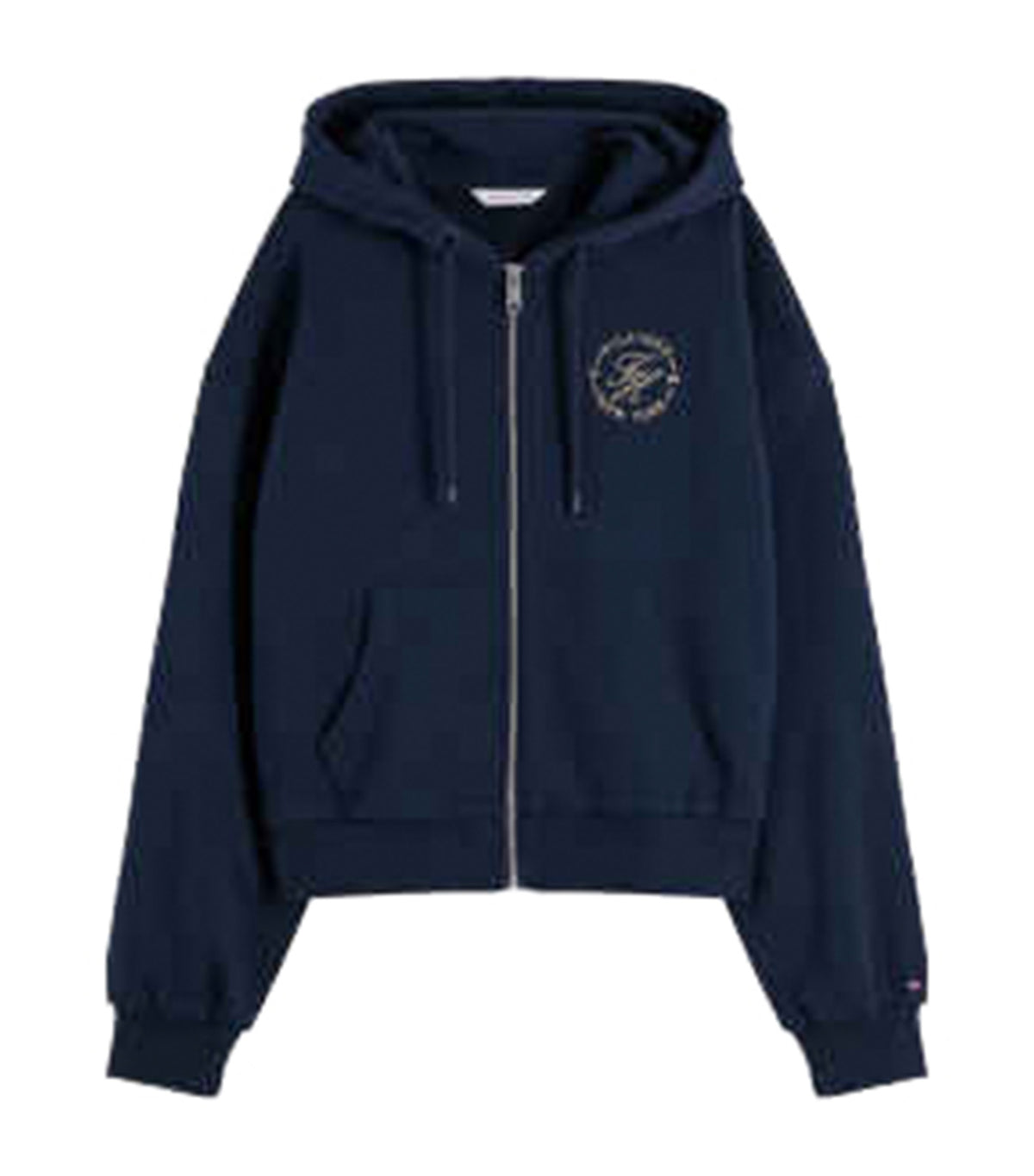 Women's Roundal Zip-Up Hoodie Dark Night Navy
