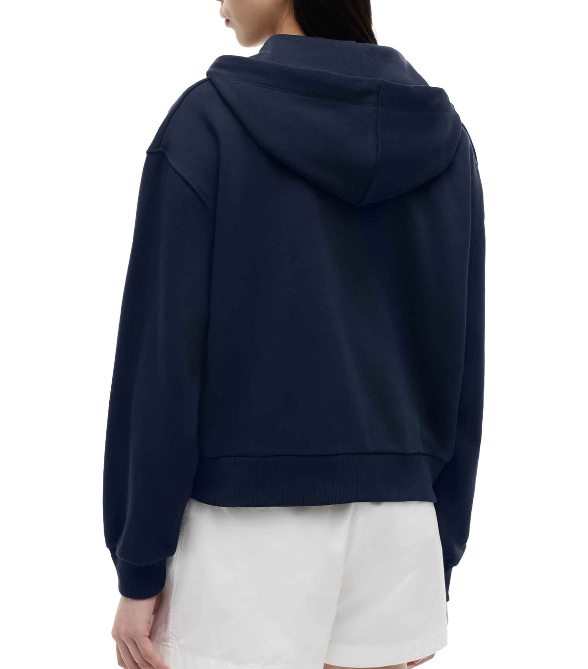 Women's Roundal Zip-Up Hoodie Dark Night Navy