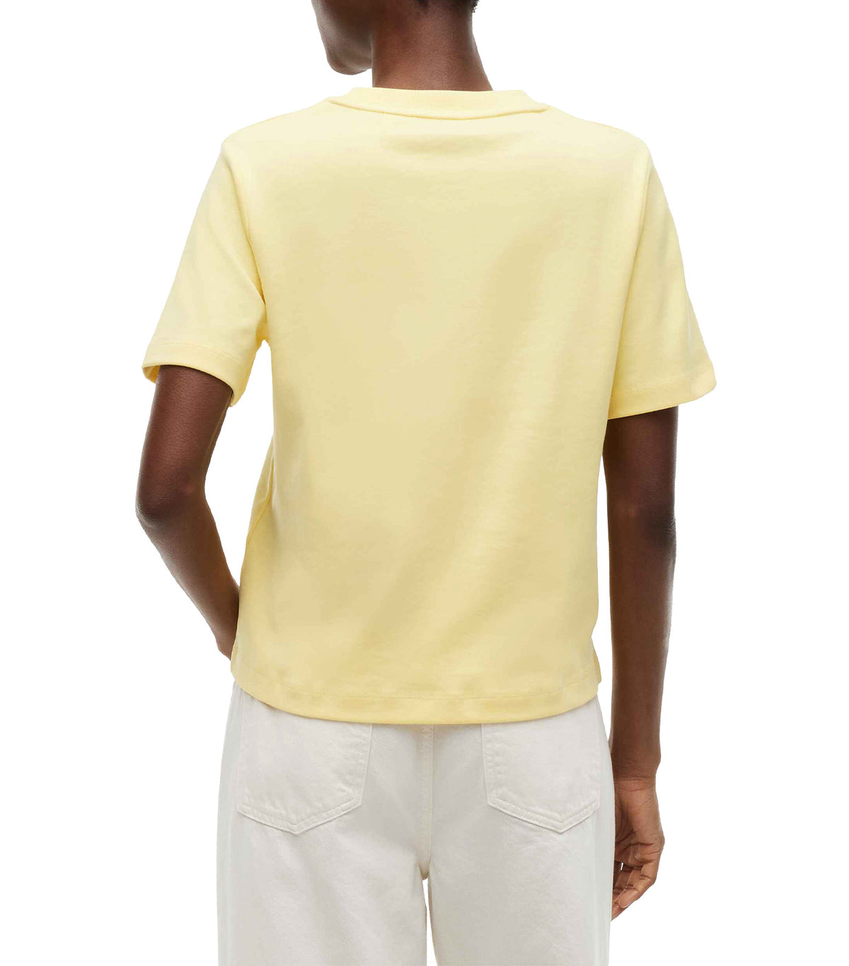 Women's Interlock Boxy Crew SS Neck Tee Citronella
