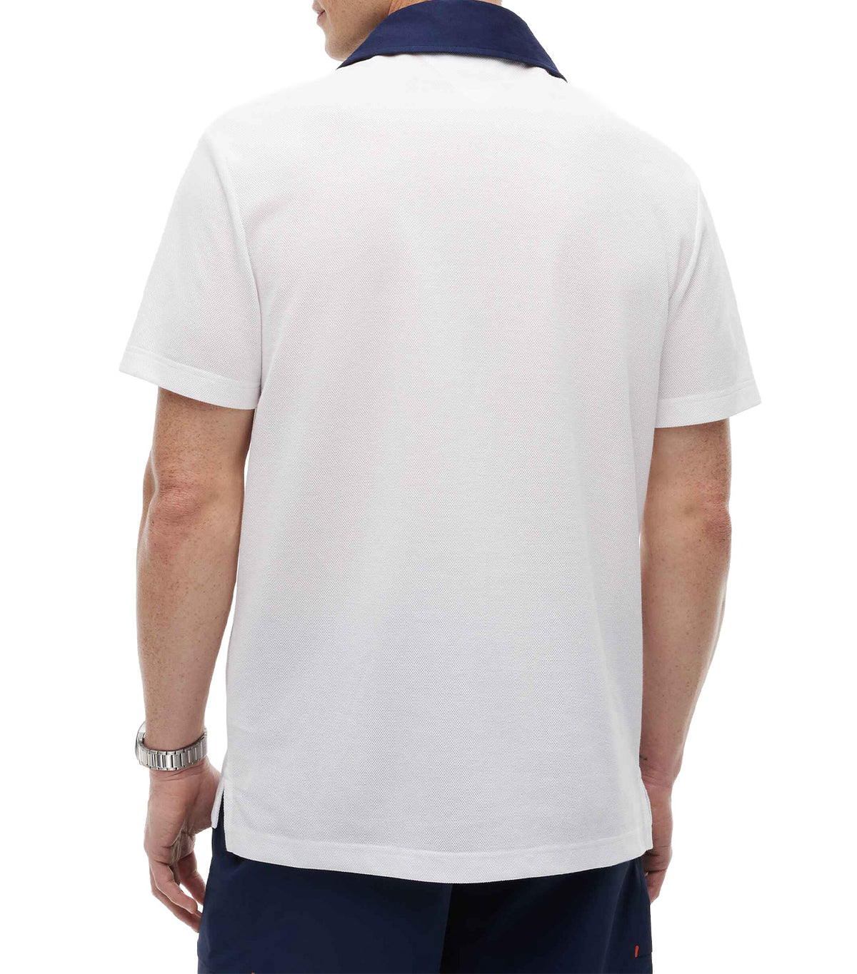 Men's ATH Classic Fit Rugby Polo White