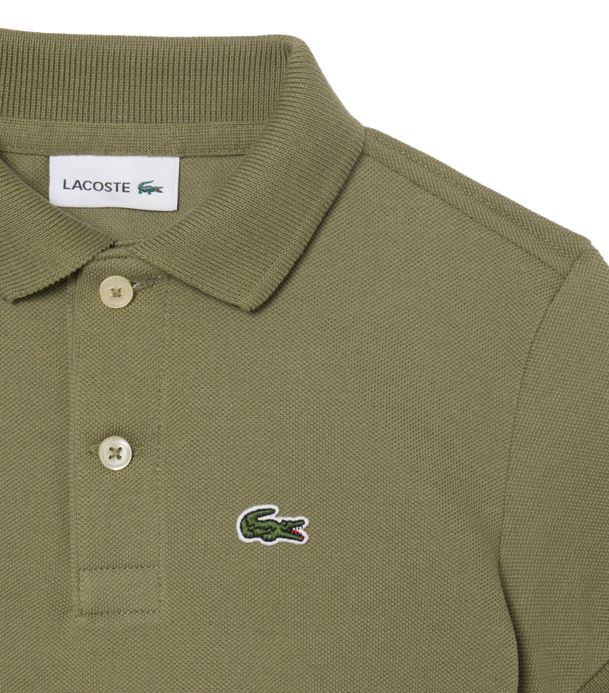 Petit Piqué Polo Shirt Khaki
