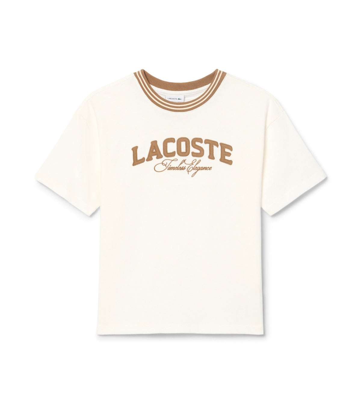 Branded Cotton T-Shirt Flour