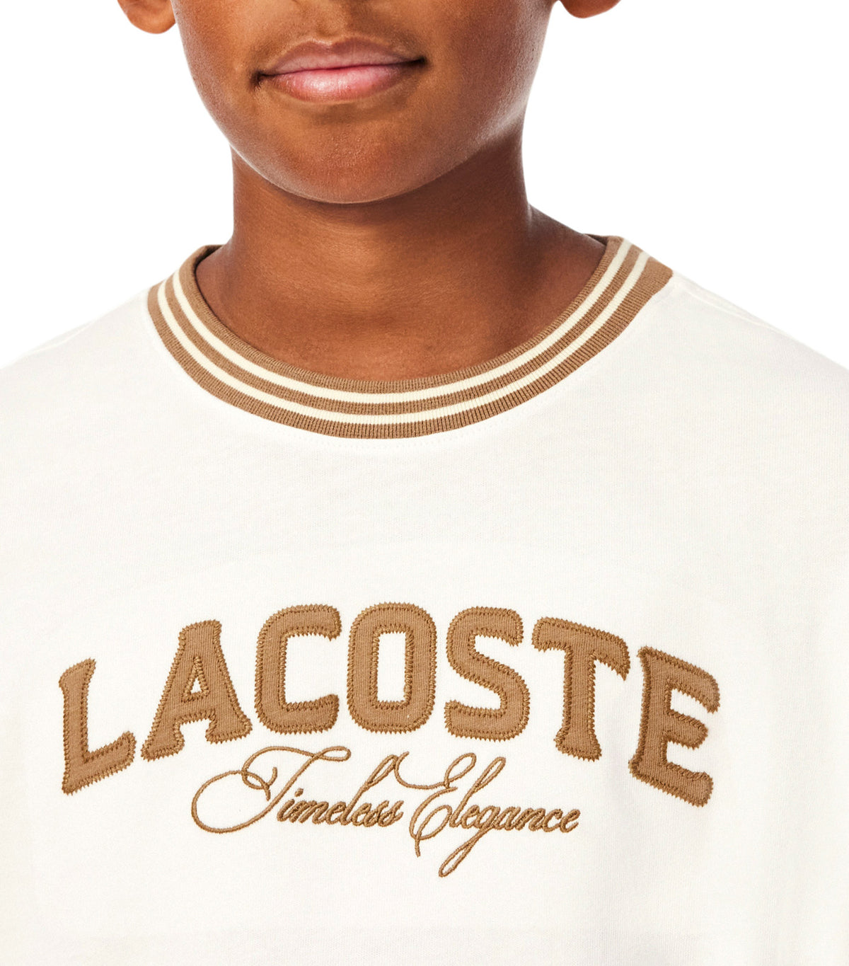 Branded Cotton T-Shirt Flour