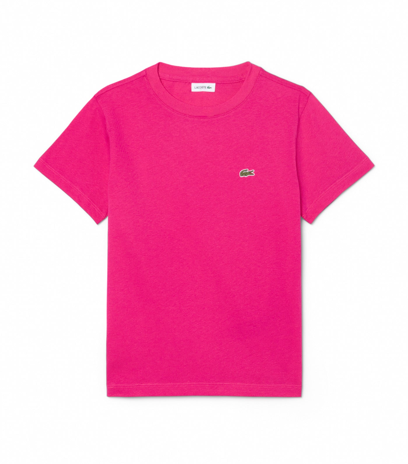 Unisex Cotton Crew Neck T-shirt Carmine