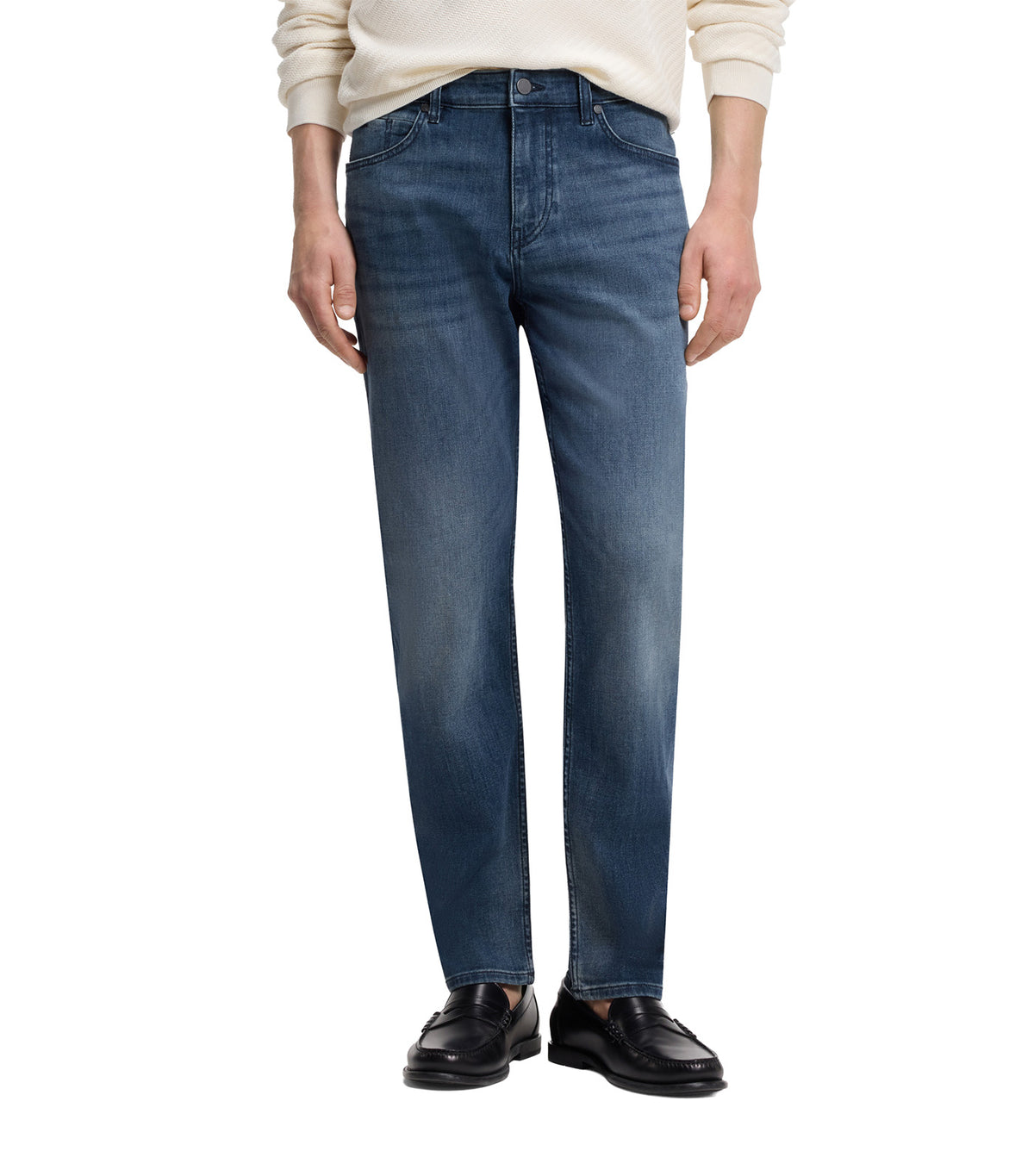 Regular-Fit Jeans in Stretch Denim Blue