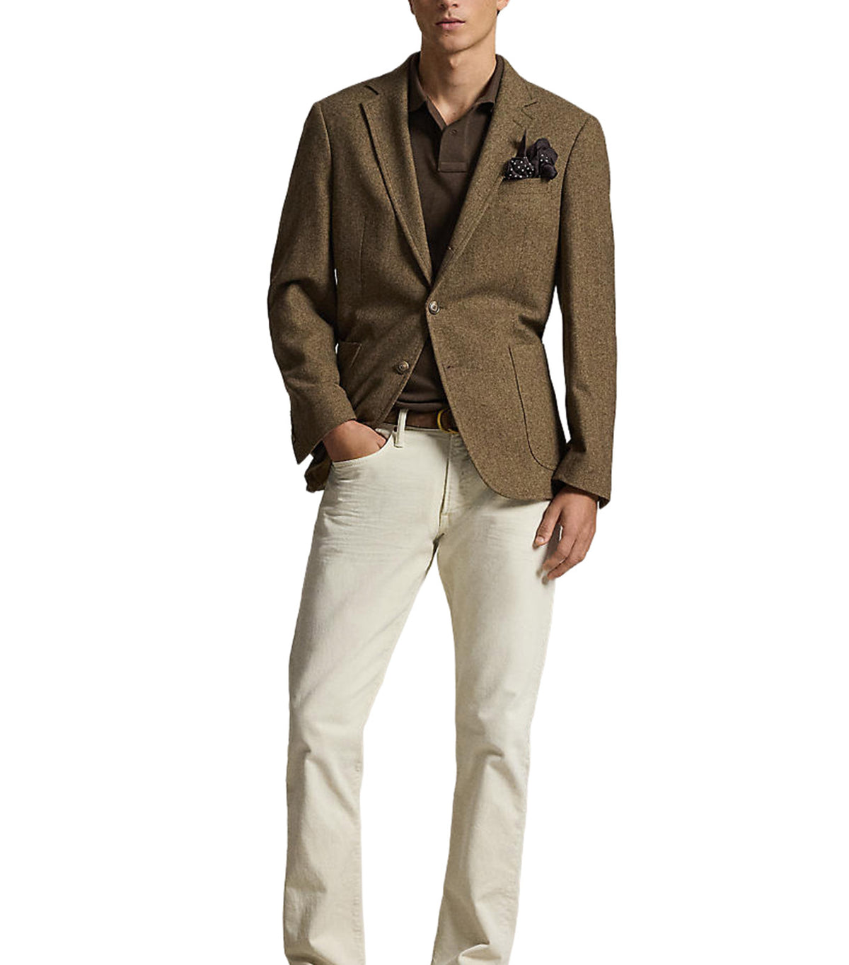 Men's The Iconic Mesh Polo Shirt Brown