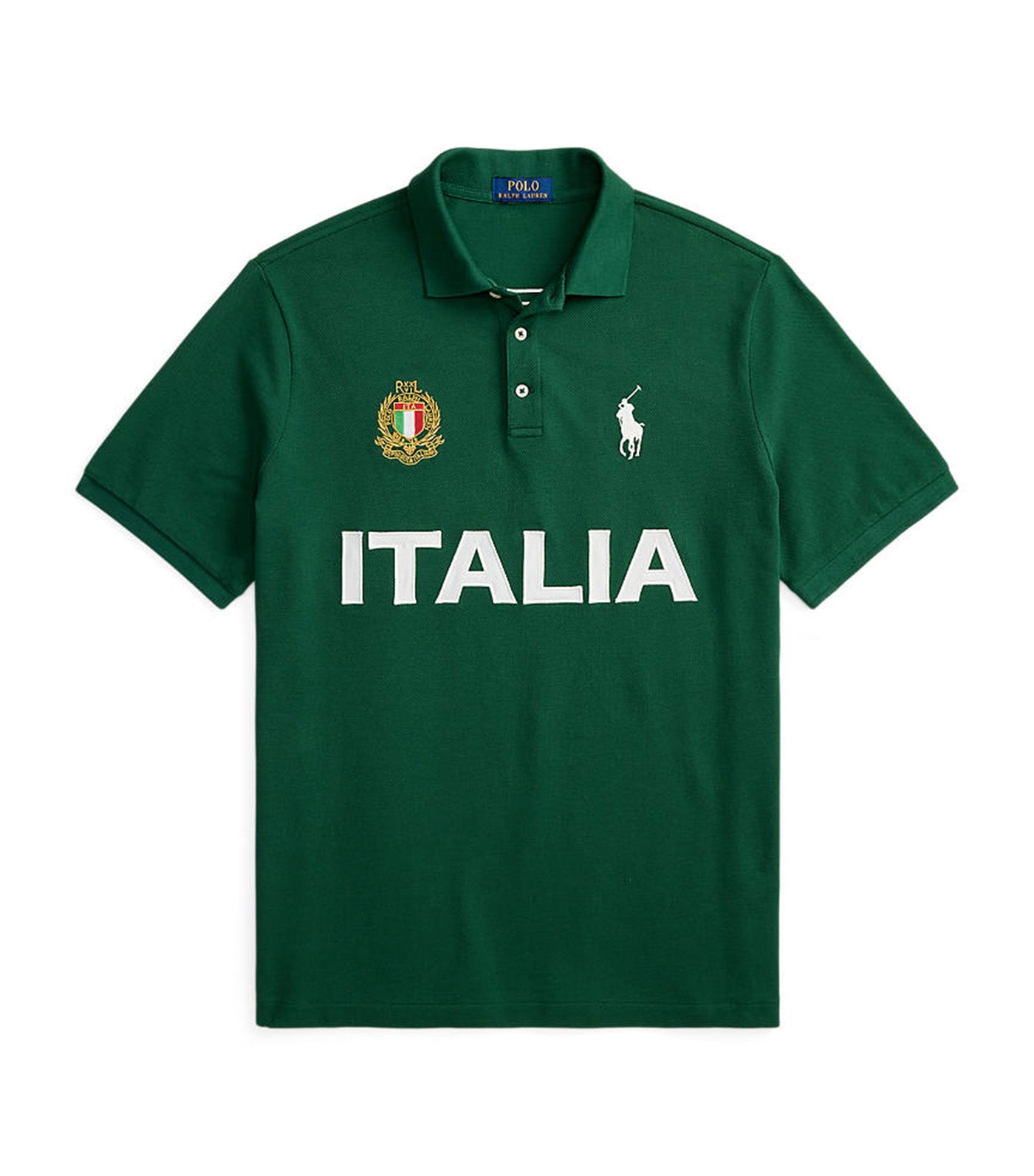Men's Classic Fit Italy Polo Shirt Green