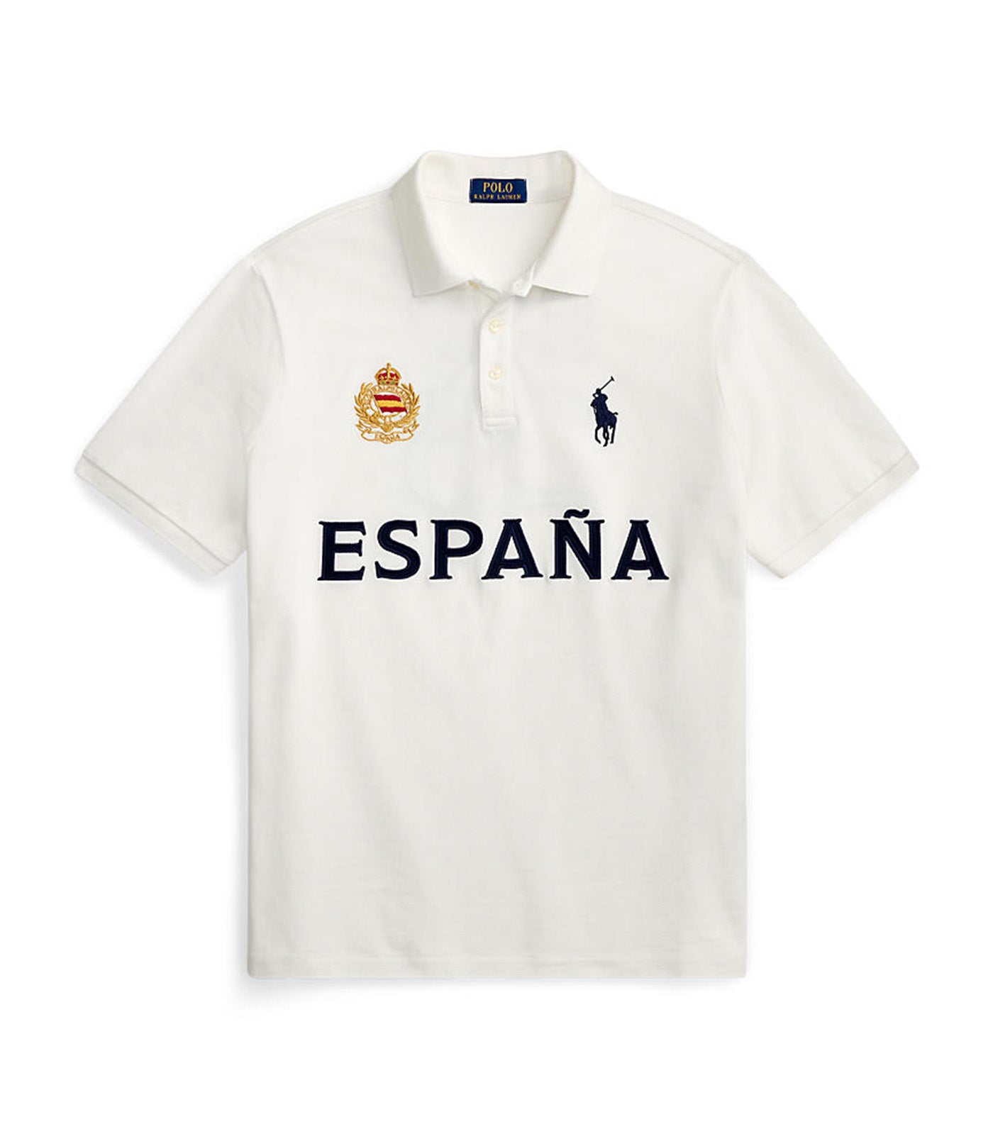 Men's Classic Fit Spain Polo Shirt White