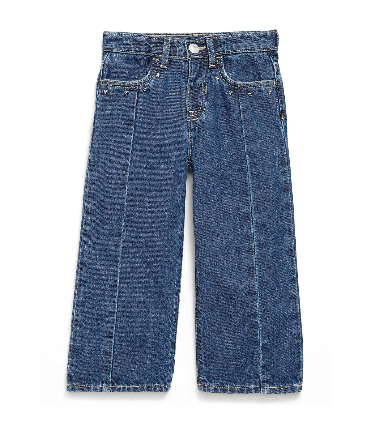 Super Baggy Wide-Leg Jeans for Toddler Girls Dark/Medium Wash