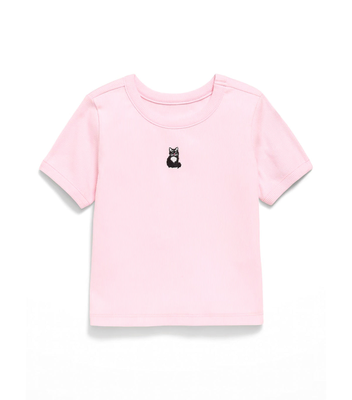 Short-Sleeve Ringer Graphic T-Shirt for Toddler Girls Blush On You
