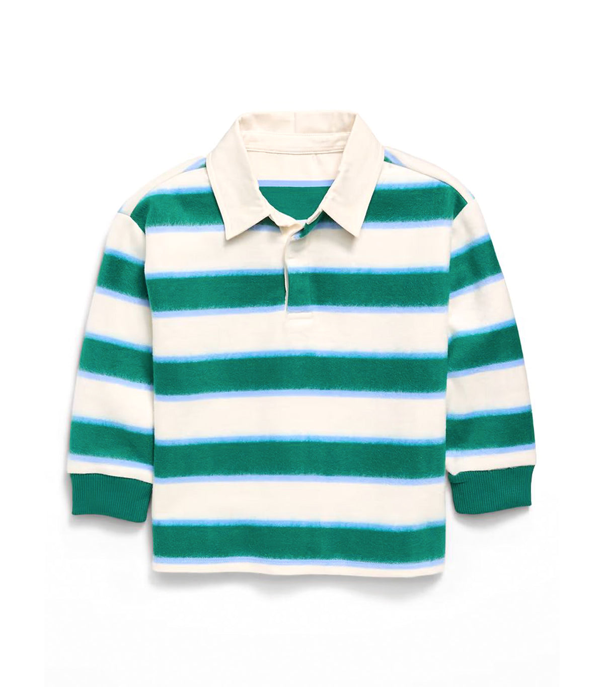 Oversized Long-Sleeve Rugby Shirt for Toddler Boys Java Fern