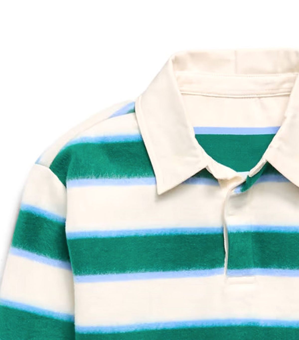 Oversized Long-Sleeve Rugby Shirt for Toddler Boys Java Fern