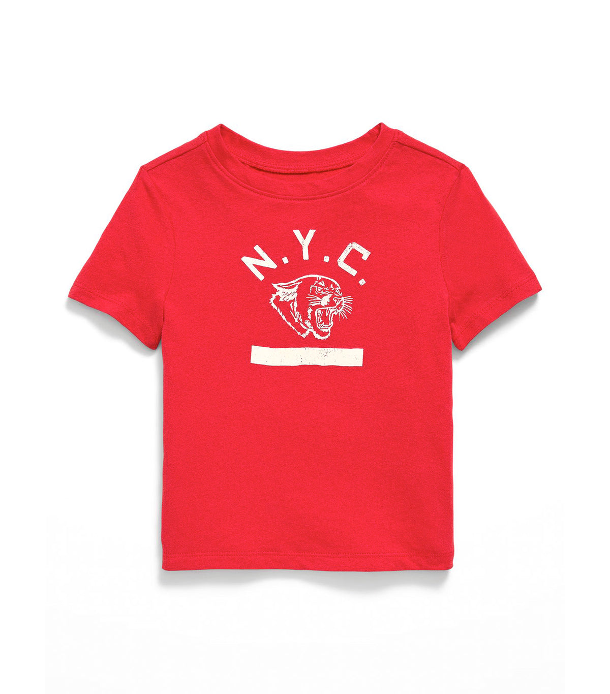 Short-Sleeve Unisex Graphic T-Shirt for Toddler Red