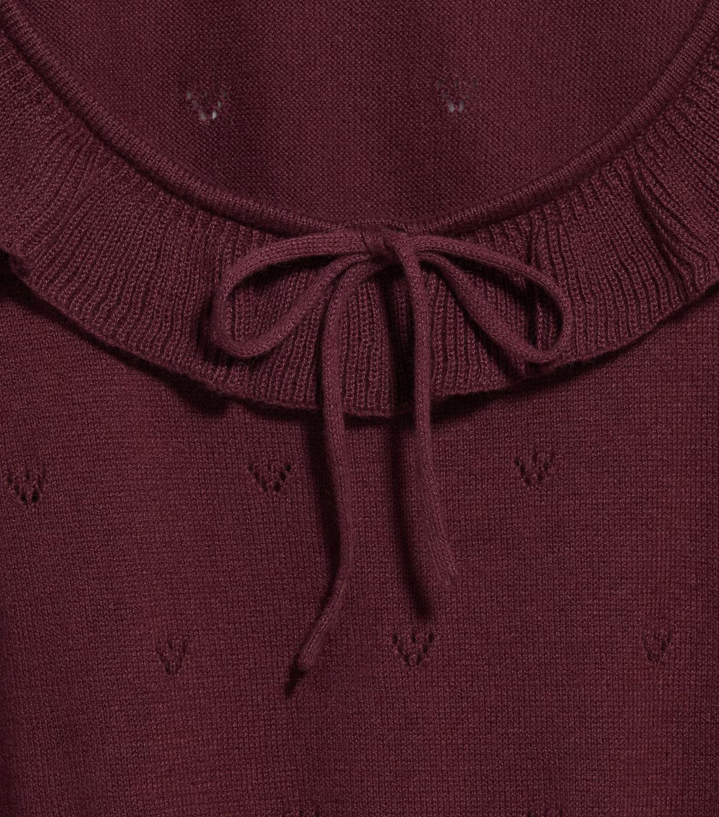 SoSoft Cotton Tie-Front Pointelle Tank Top Wine Tasting