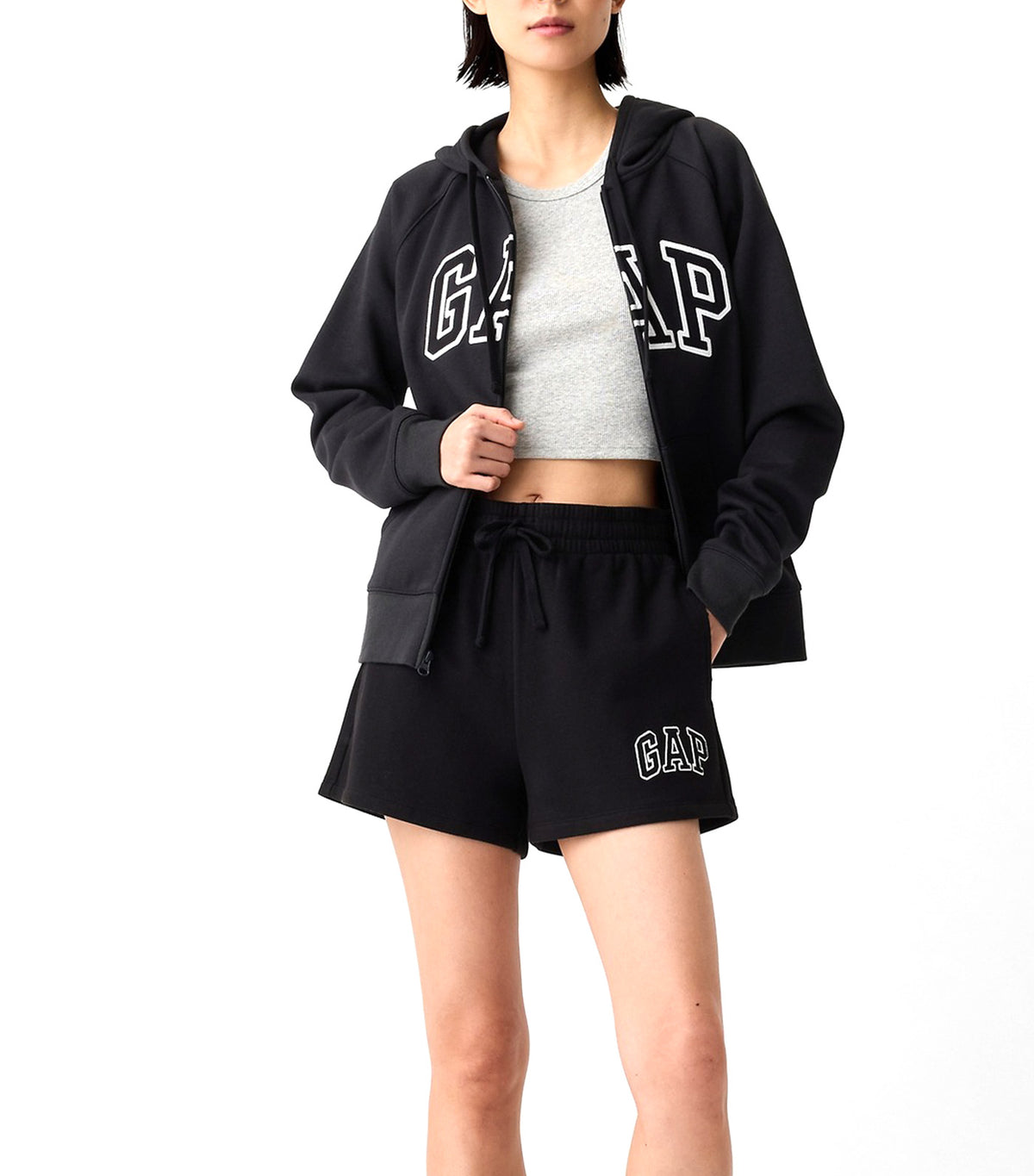 Logo Shorts True Black