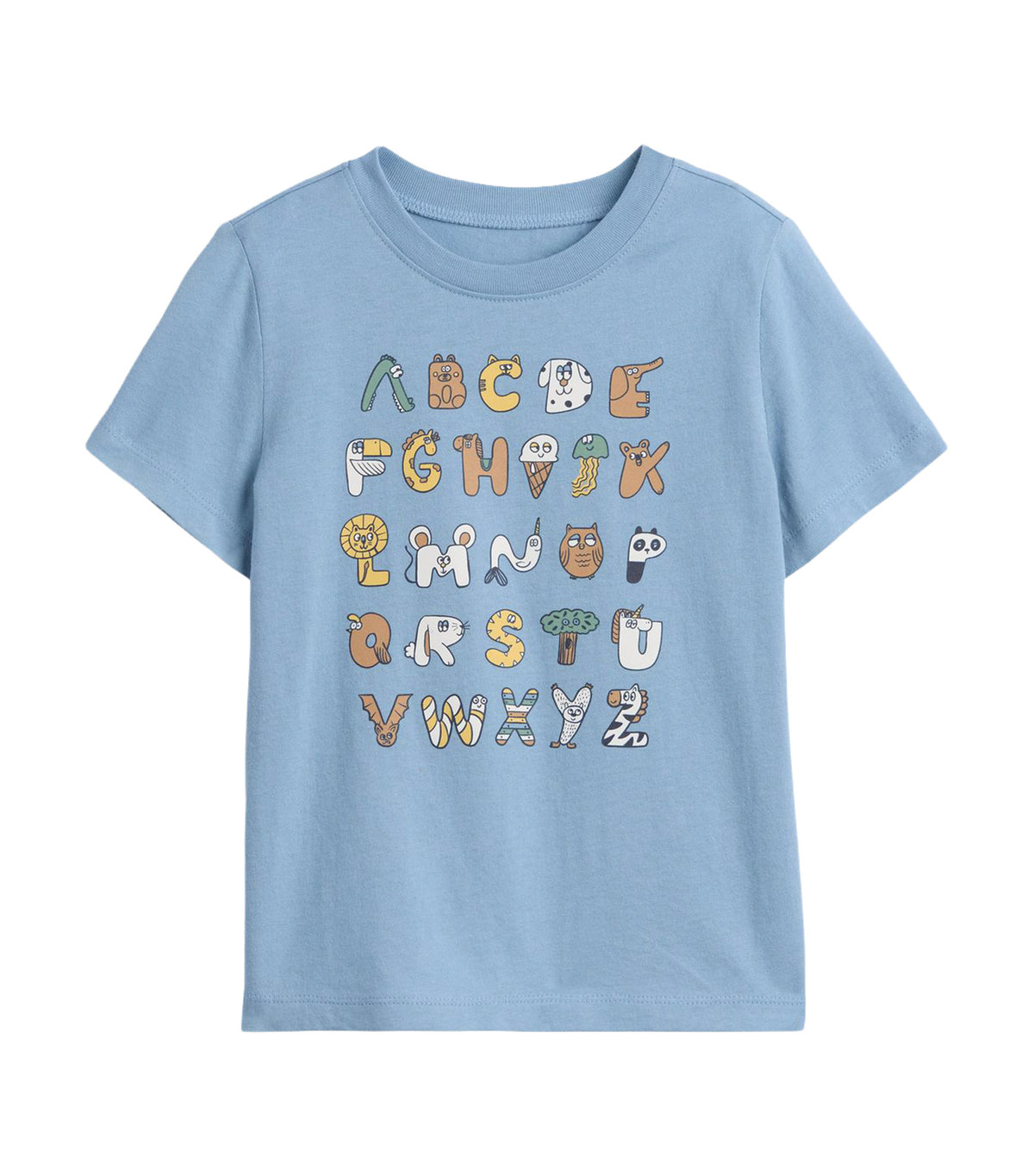 babyGap Graphic T-Shirt Blue Suede Alphabet