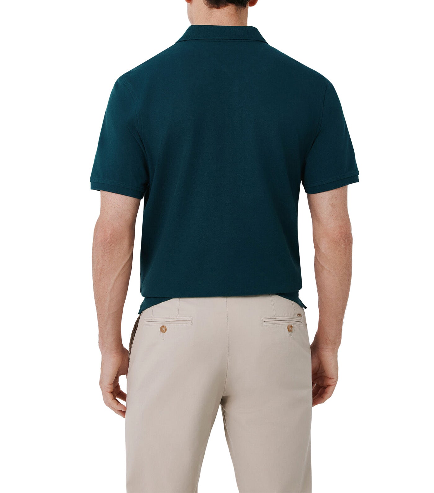Pique Basic Polo Shirt Bottle Green